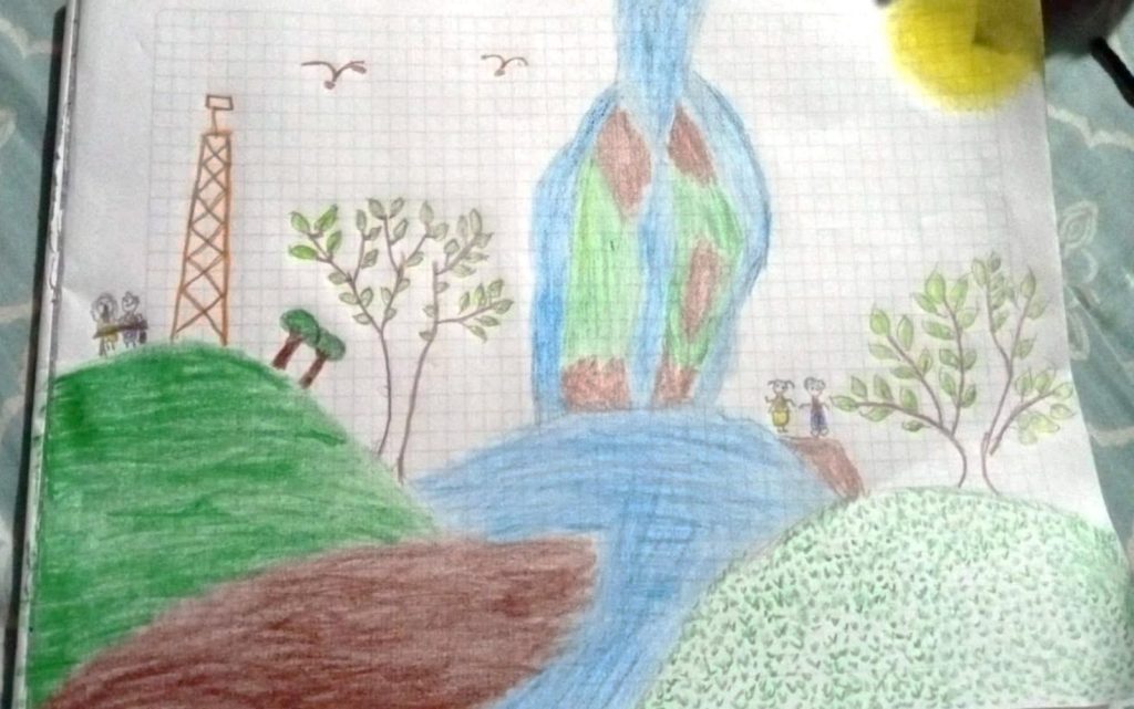 Ilustración de «Un sueño entre el vapor de la montaña»